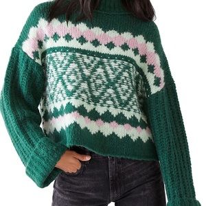 Free People Alpine Knit Pullover